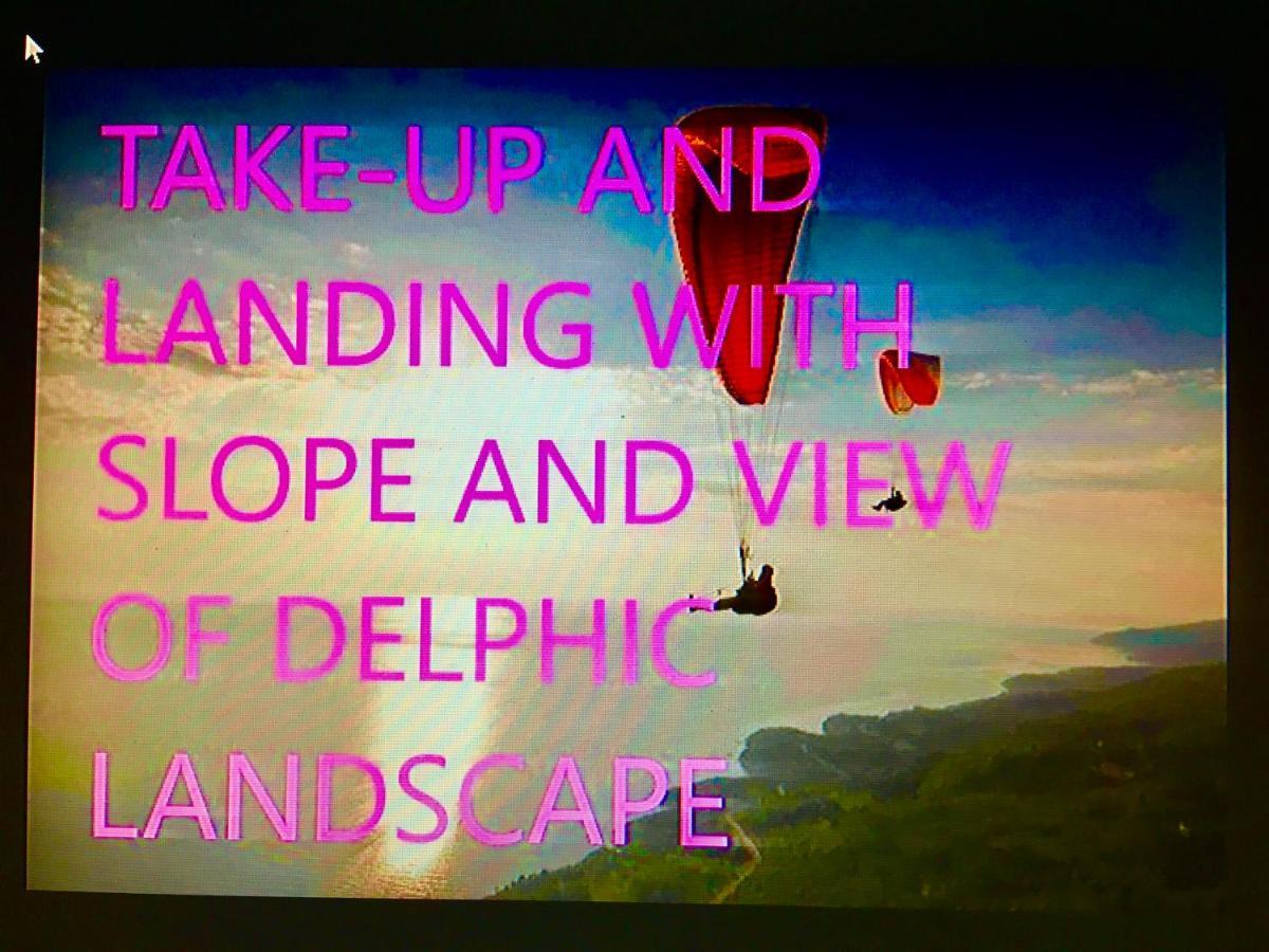 Delphi Celebrity V I P The Navel Of The Earth, Center-Delphi-Penthouse Galaxy&Sky Panoramic View, Harmony&Yogaアパートメント エクステリア 写真